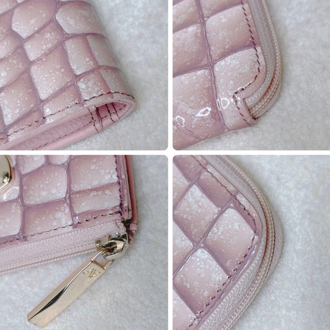 美品ATAO アタオ ミニ財布 ミリモ クラリティ コージーピンク ウォレット