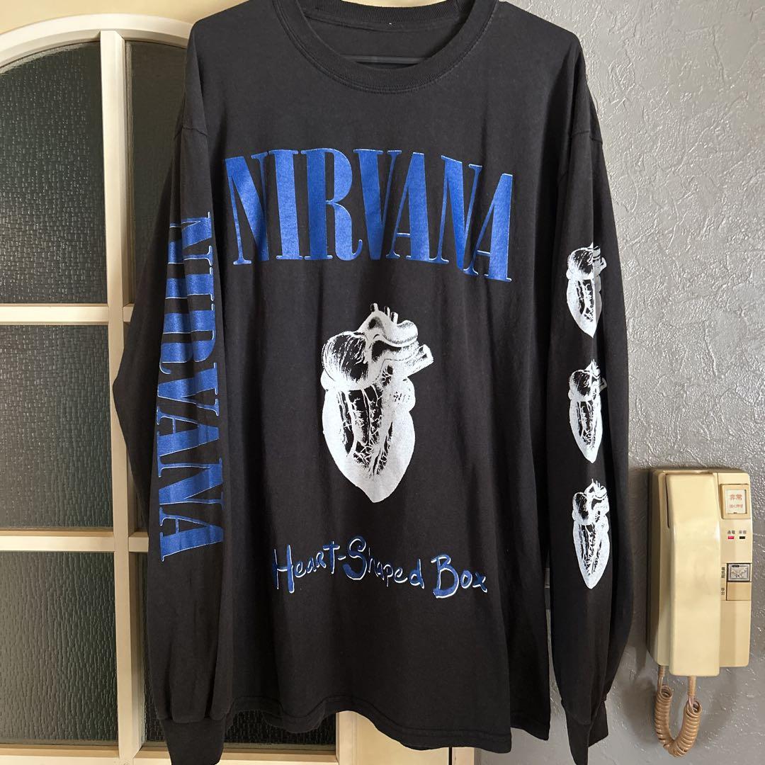 NIRVANA 90s heart-shaped box ロンt