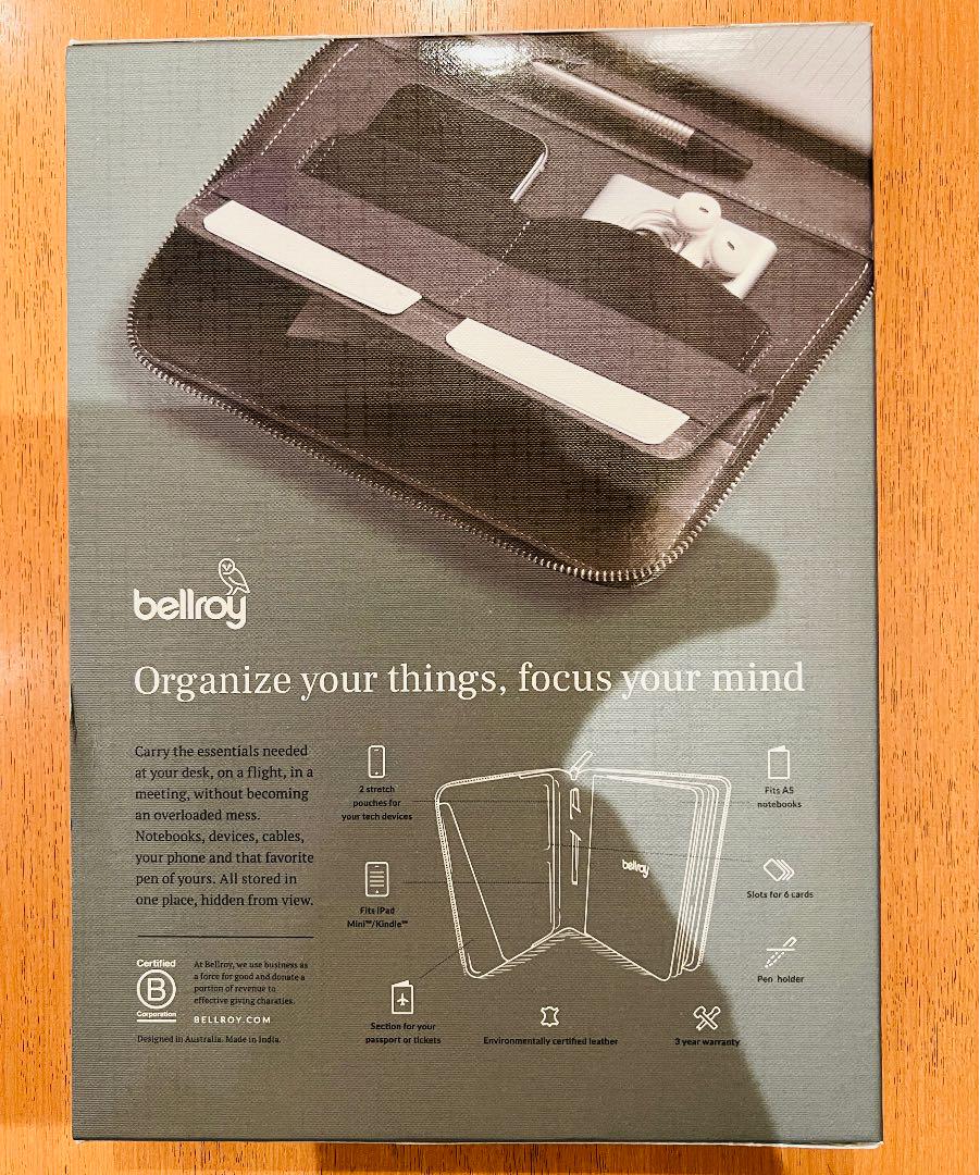 日本最大級 bellroy ベルロイ 本革 Work Folio A5 オーガナイザー:最適 日本最大級 bellroy ベルロイ 本革 Work Folio A5 オーガナイザー:最適
