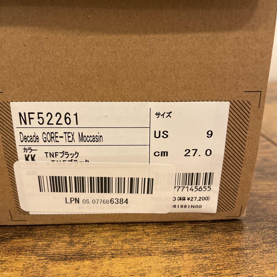 ノースフェイス　モカシン　NF52261  decade 27cm