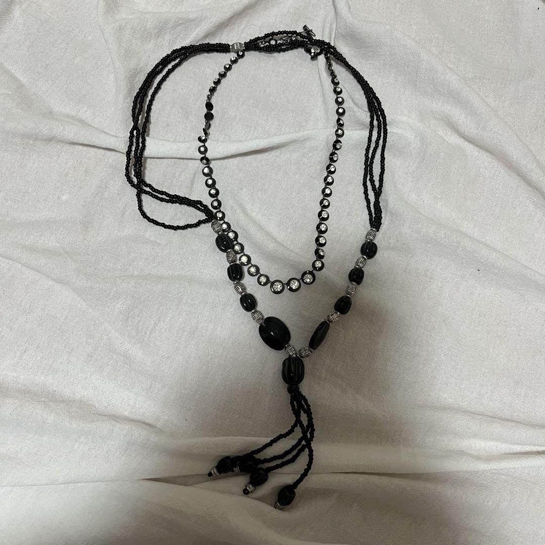 00s Y2K 平成 ギャル Necklace ネックレス ダークコア - メルカリ