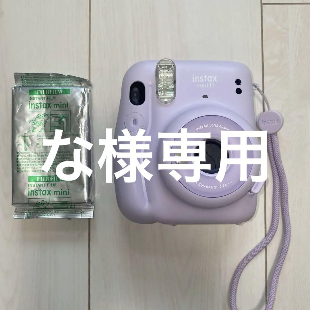 FUJIFILM instax mini11 チェキ　ライラックパープル