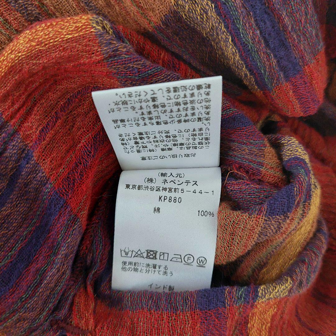 新品タグ付　South2 West8　薄手パーカー　オーバーサイズ　インド製