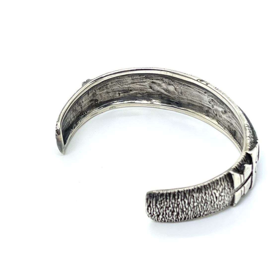 ●HOPI・ホピ族ココペリ●ターコイズ●シルバーバングル●ビンテージ