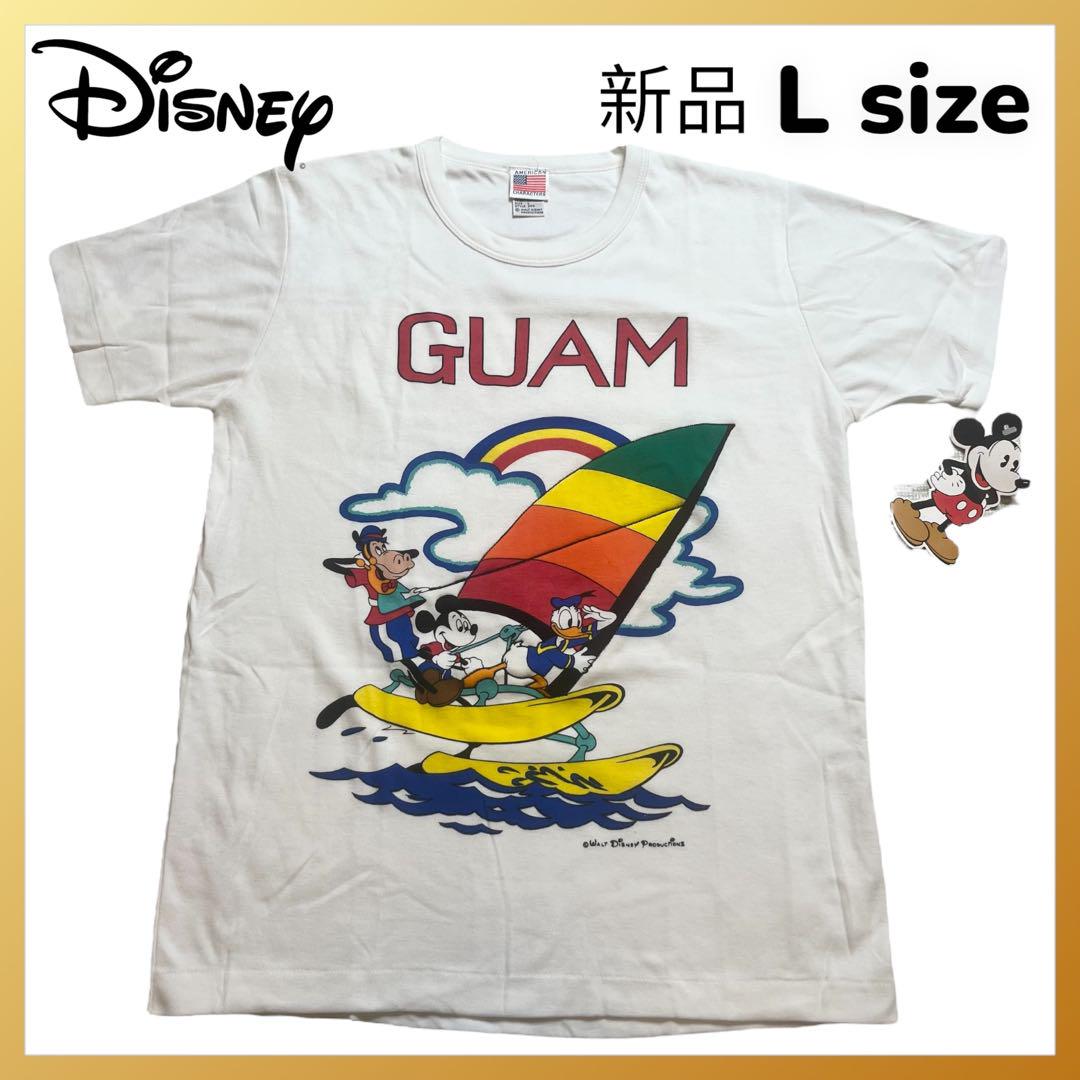 新品 Disney ディズニー GUAM グアム Tシャツ ミッキー ドナルド