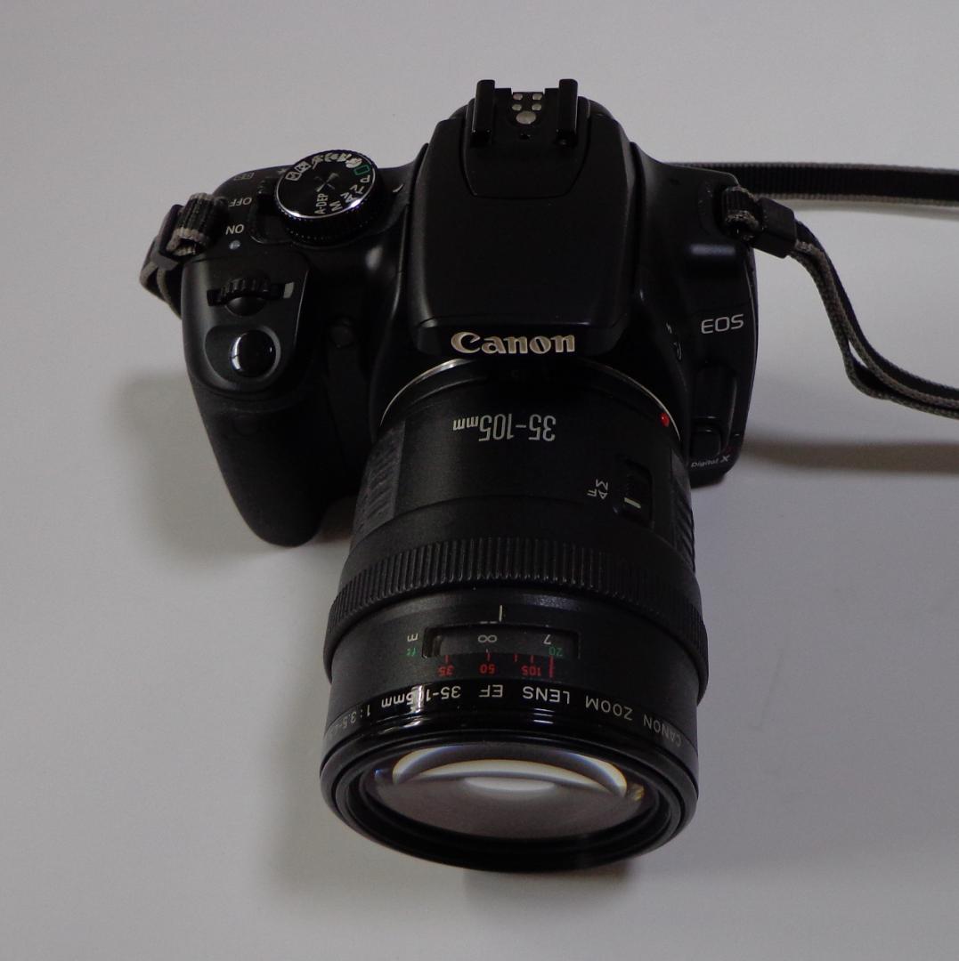 キャノン　EOS KissデジタルX、キヤノンズームレンズ35-105ｍｍ