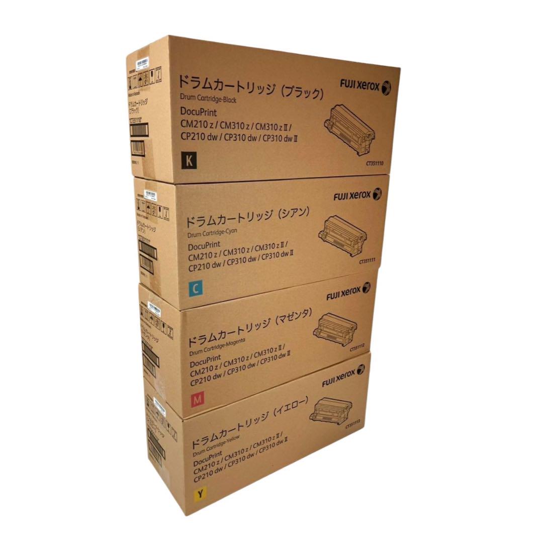 最新 XEROX 4色セット】FUJI CT351110〜113 メルカリ - 純正・未開封 プリンター・複合機