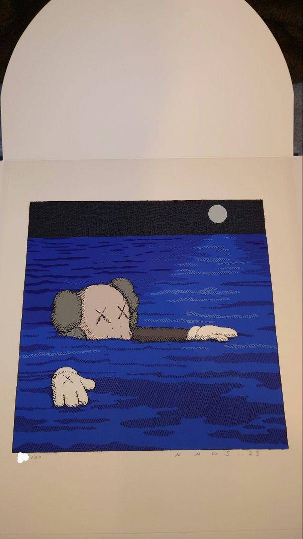 ED100　KAWS シルクスクリーン＋アートブック