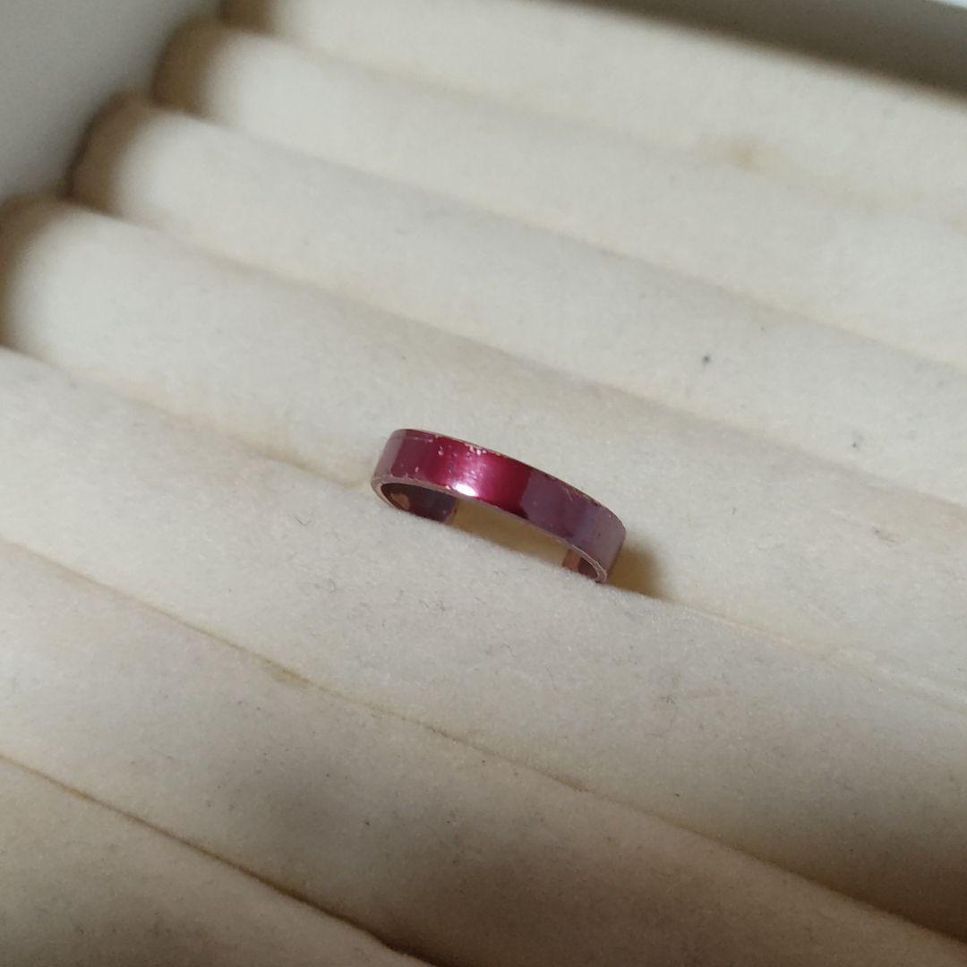 特別価格 匿名配送 ハンドメイド 緋銅 リング 12号 スカーレットコパー