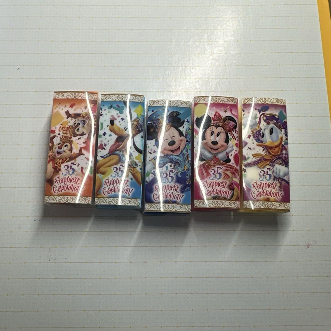 【現品限り】ディズニー 35周年記念 消しゴム