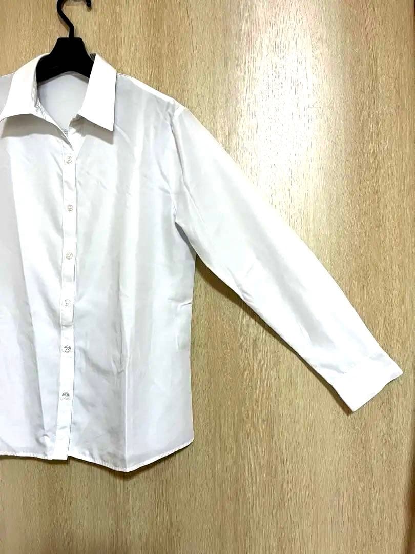 リクルートシャツ✨ホワイト/就活用 Mサイズ長袖シャツ/CINEMA CLUB トップス