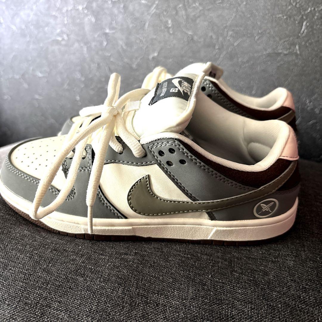 NIKE SB YUTO HORIGOME スニーカー グレー/ホワイト - メルカリ
