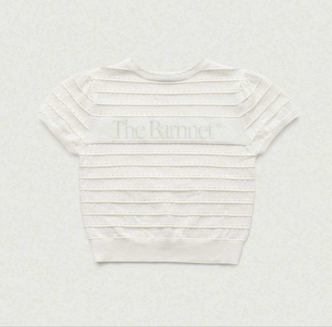 thebernnet ザバーネット　半袖ニット　ホワイト　サマーニット thebernnet ザバーネット 半袖ニット ピンク サマーニット