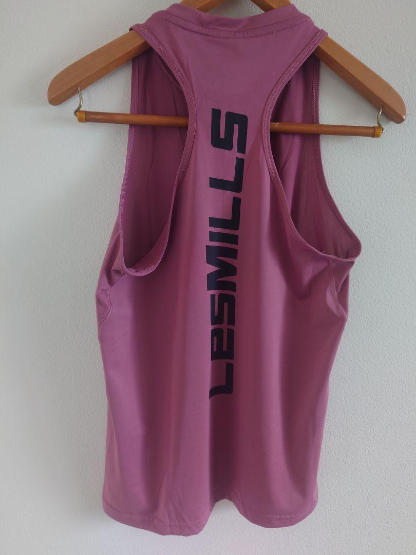 adidas LES MILLS タンクトップ ピンク - メルカリ