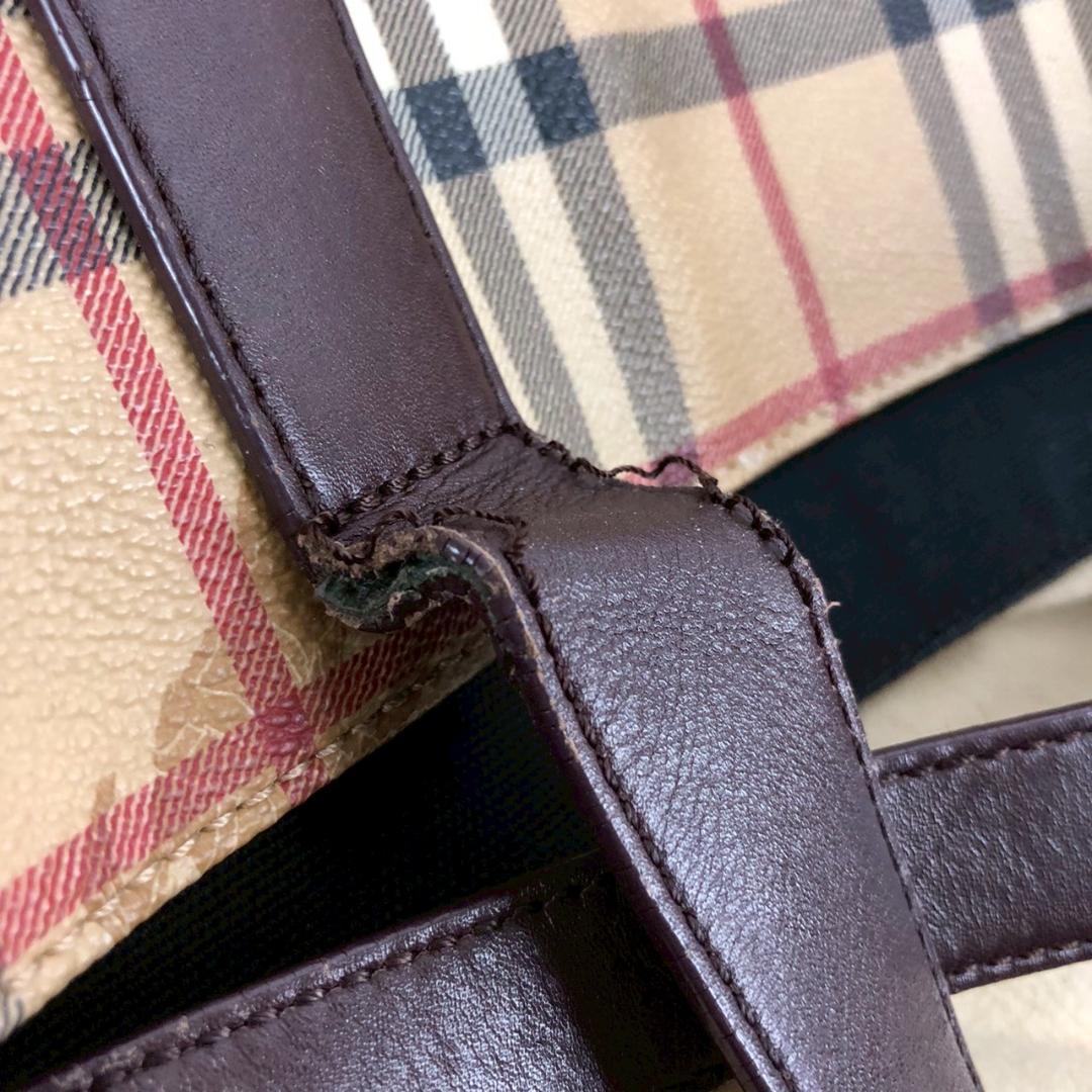 BURBERRY バーバリー ノバチェック ハンドバッグ ベージュ