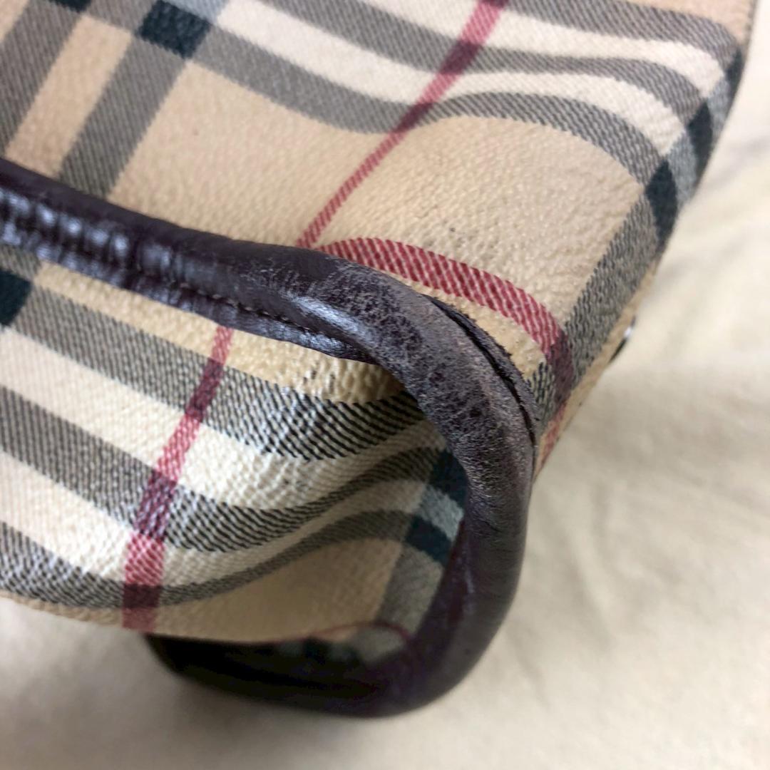 BURBERRY バーバリー ノバチェック ハンドバッグ ベージュ