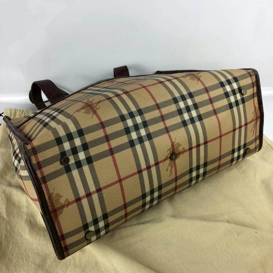 BURBERRY バーバリー ノバチェック ハンドバッグ ベージュ