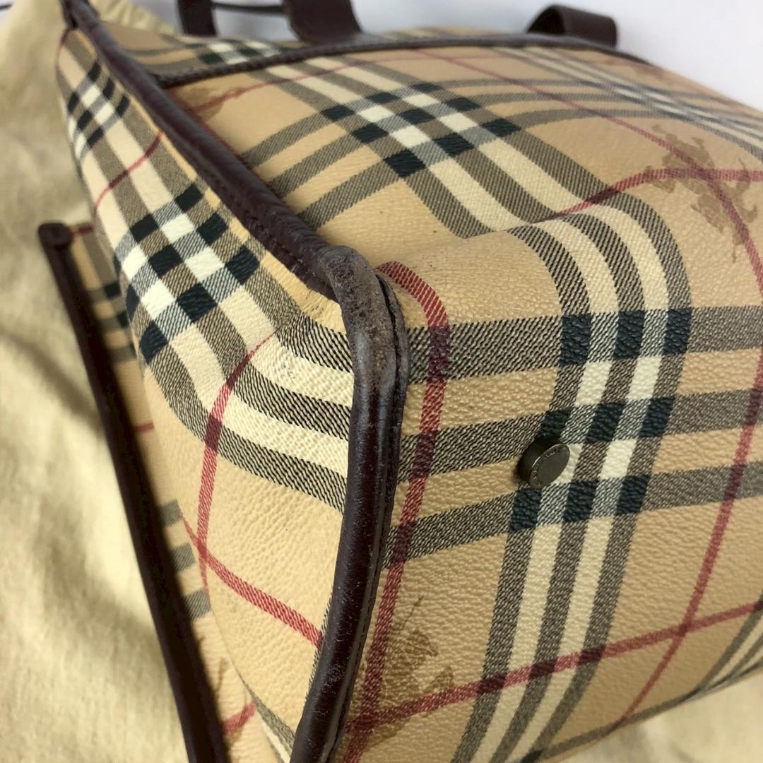BURBERRY バーバリー ノバチェック ハンドバッグ ベージュ