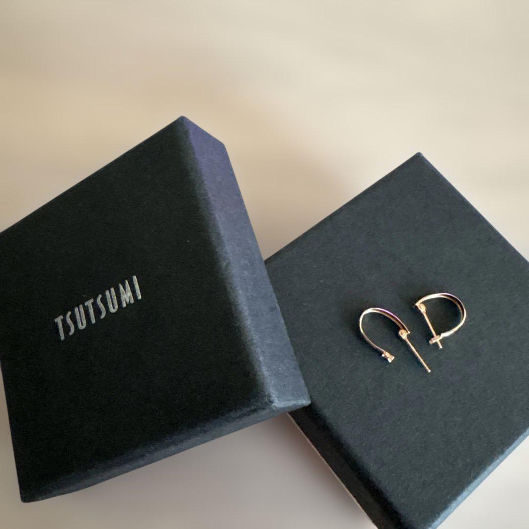 ピアス　10k T S U T S U M I ゴールド
