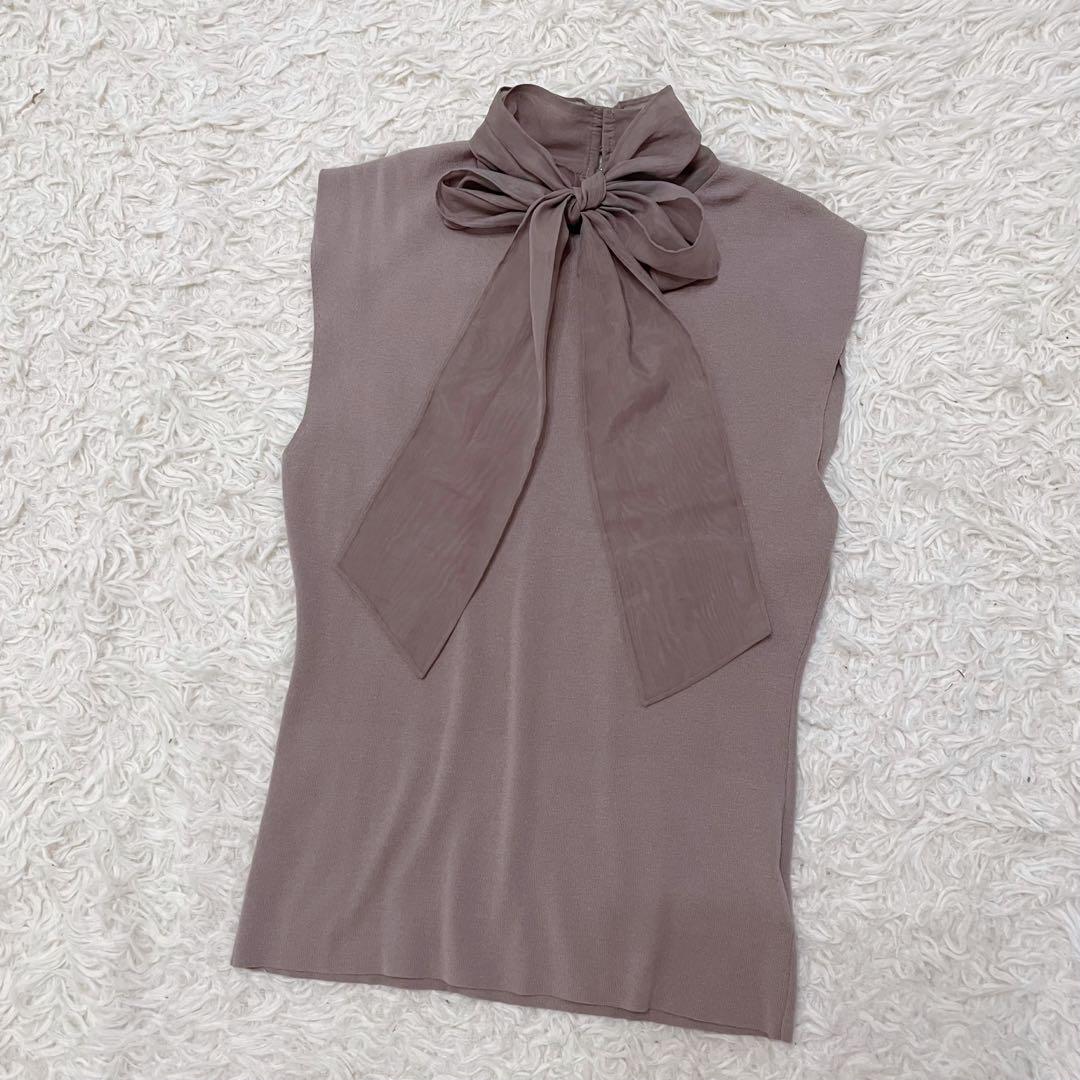 SNIDEL♡スナイデル ボウタイニットプルオーバー