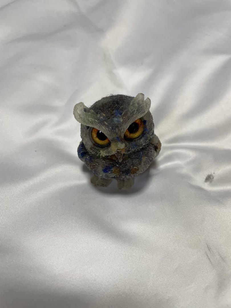 オルゴナイト 大きな笑顔のフクロウさんの小物入れ シュンガイト 楽天市場】○【スーパーセブンサザレ入り フクロウ型