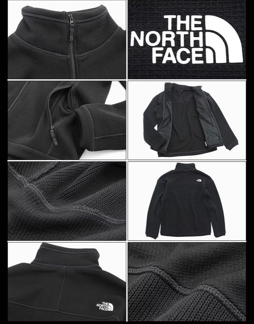 THE NORTH FACE ブラック ジャケットマウンテンテックセーター