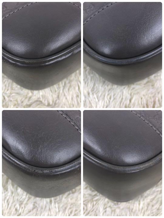 ✨美品✨ GUCCI ショルダーバッグ マイクロシマ GG シマレザー グレー 買い早割 ✨美品✨ GUCCI シマレザー グレー GG マイクロシマ ショルダーバッグ ショルダーバッグ