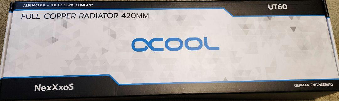 本格水冷 Alphacool ラジエータ UT60 420mm White