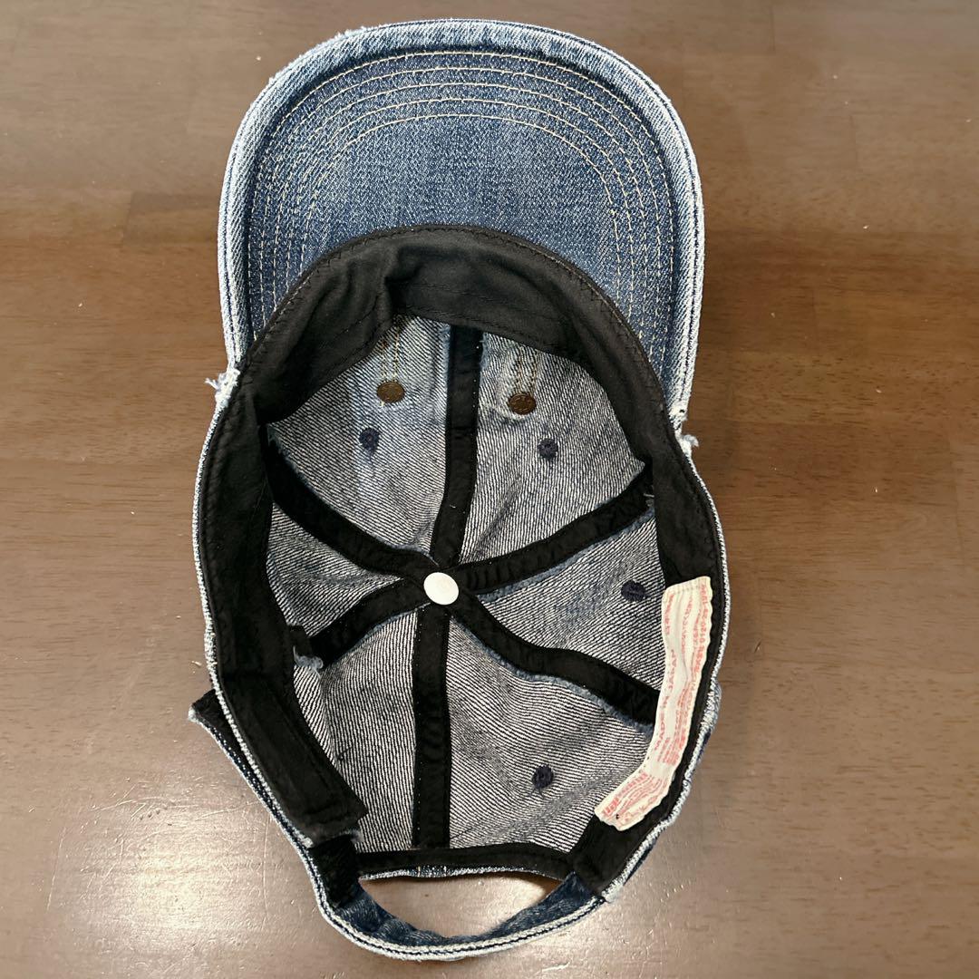 K*o様 大人気 EVISU デニム ポケット キャップ エヴィス カモメ 刺繍