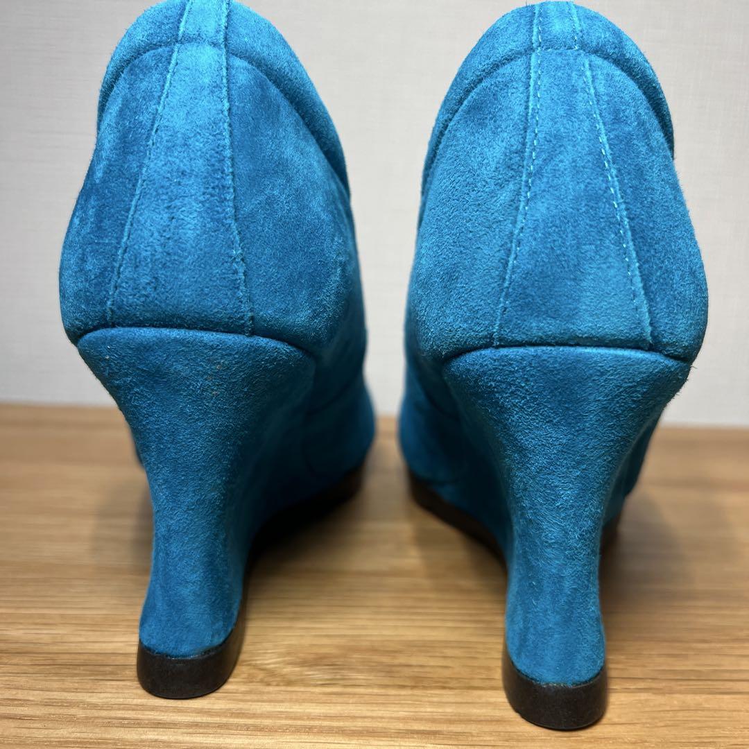 ✨新品未使用✨ヒルズアヴェニュー ウェーブソール レザー パンプス