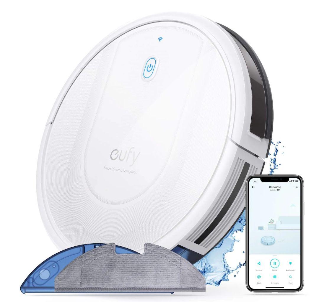 【新品】1台2役 Anker Eufy ハイブリッド ロボット掃除機 水拭き両用