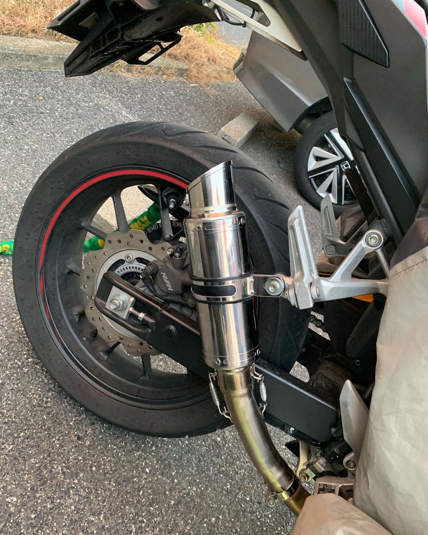 CBR400R LCIPARTS ショートステンレススリップオンマフラー