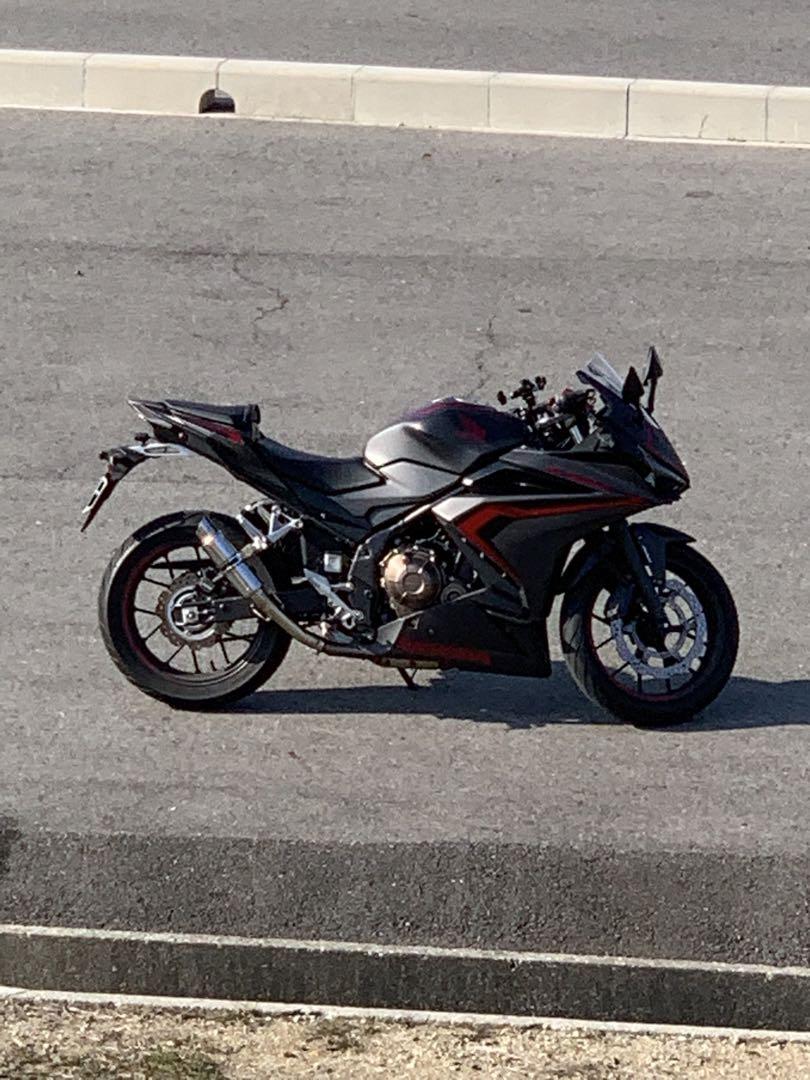 CBR400R LCIPARTS ショートステンレススリップオンマフラー