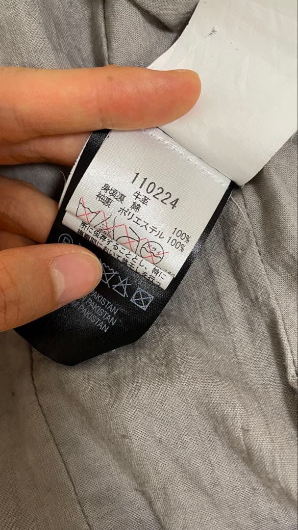 Rehard ブラックレザーライダースジャケット