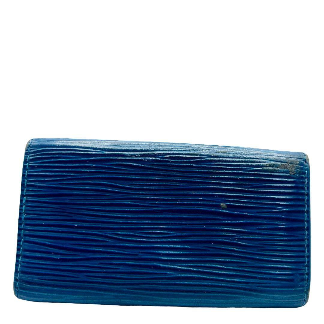 Louis Vuitton エピ ブルー キーケース メンズ 6530