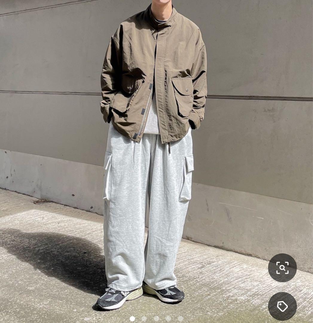 What's up？ NYLON RIPSTOP JACKET KHAKI