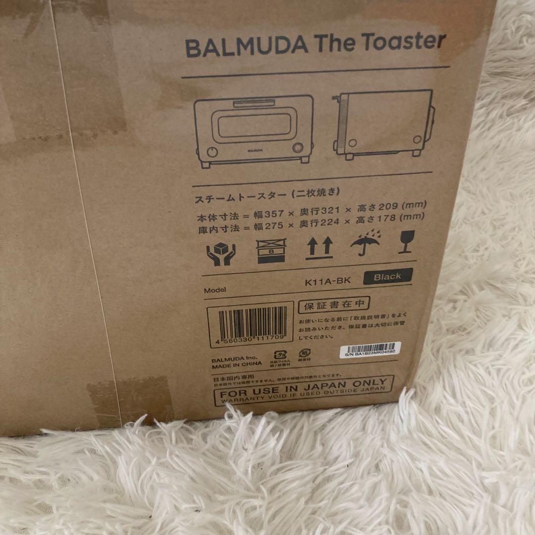 BALMUDA The Toaster オーブントースター ブラック K11ABK K11A