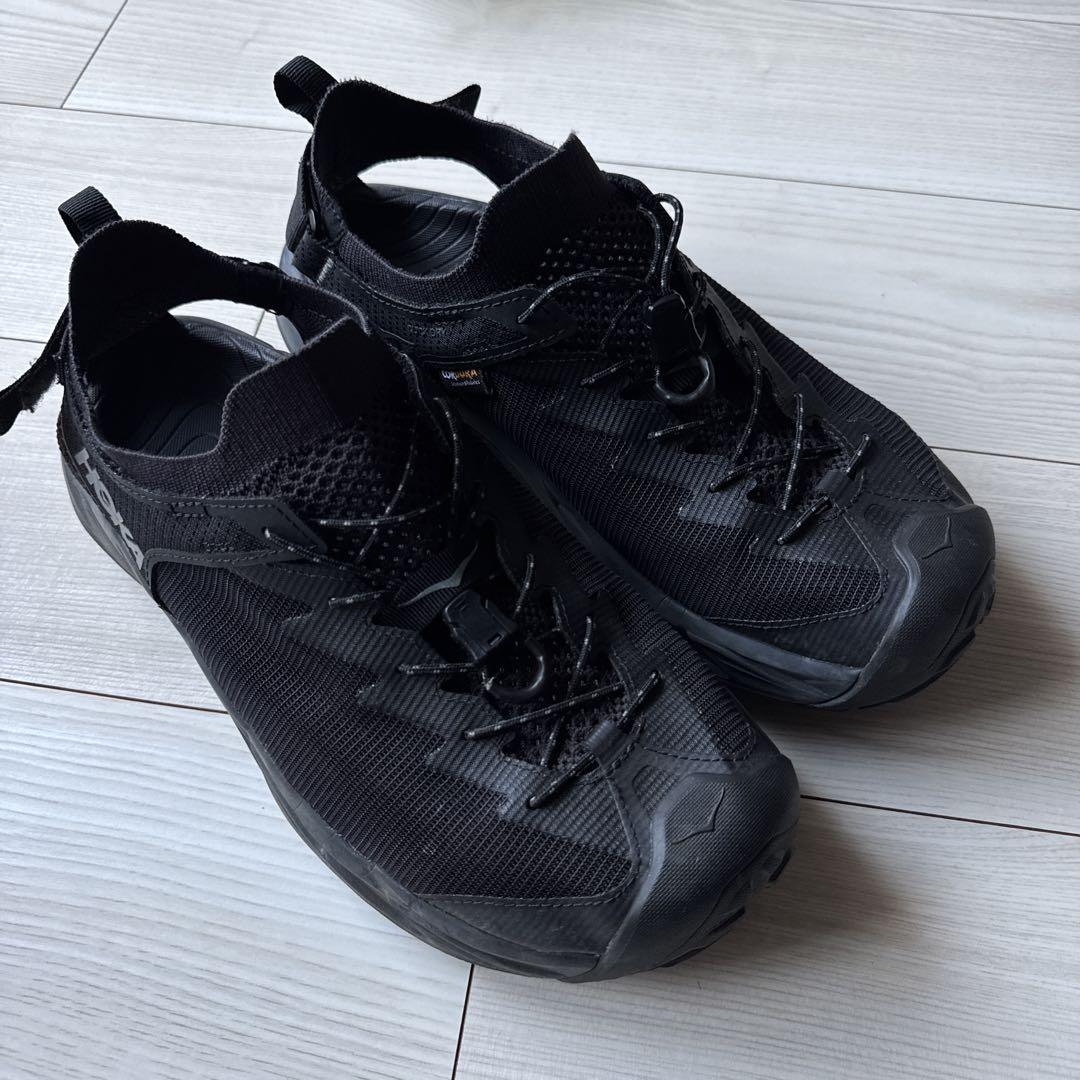美品　サンダル HOKAONEONE　HOPARA 2 ホパラ2 ブラック