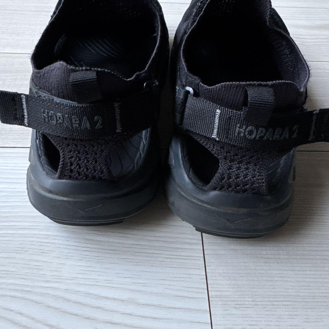美品　サンダル HOKAONEONE　HOPARA 2 ホパラ2 ブラック
