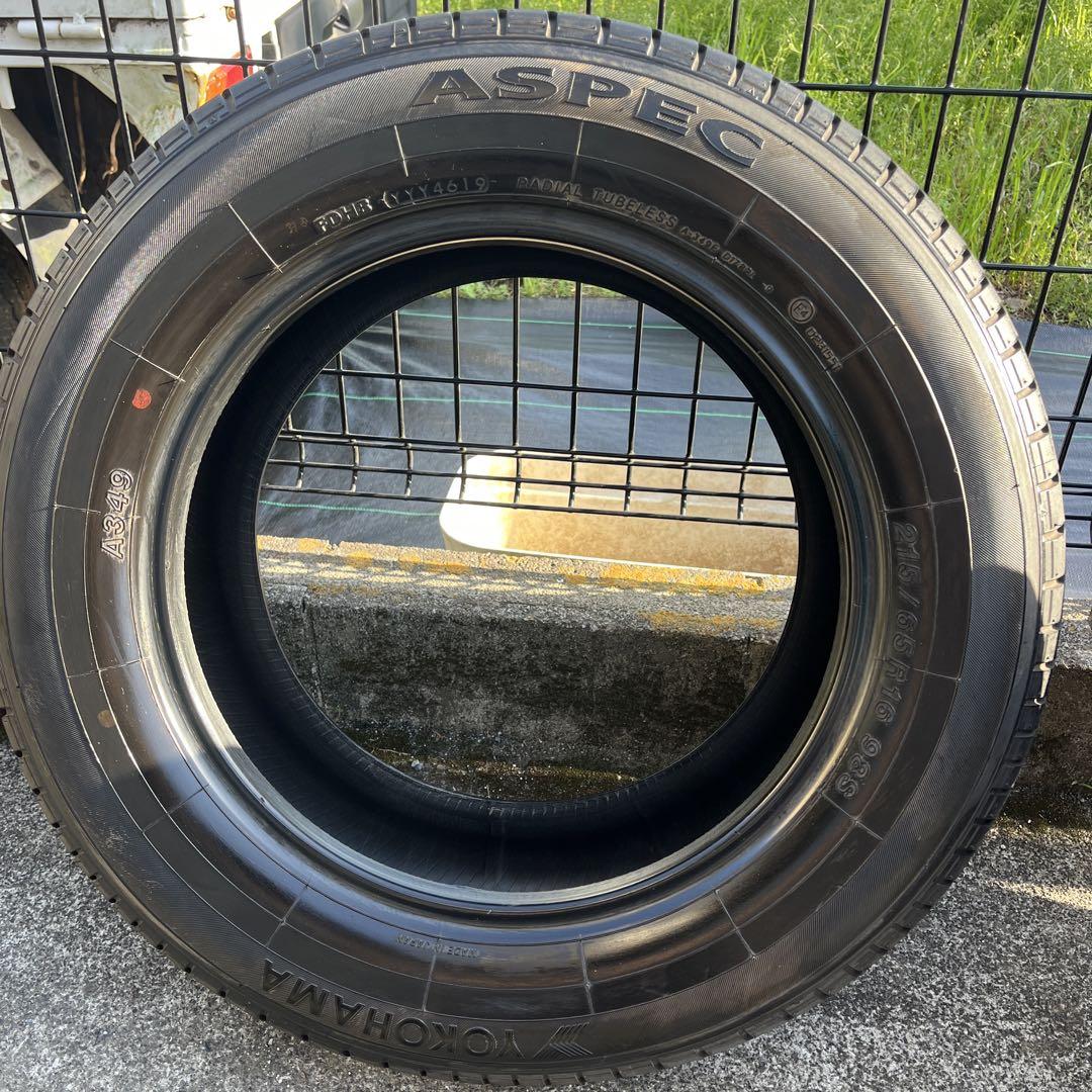 [本日限定価格] 215/65R16 98S 4本セット ヨコハマASPEC