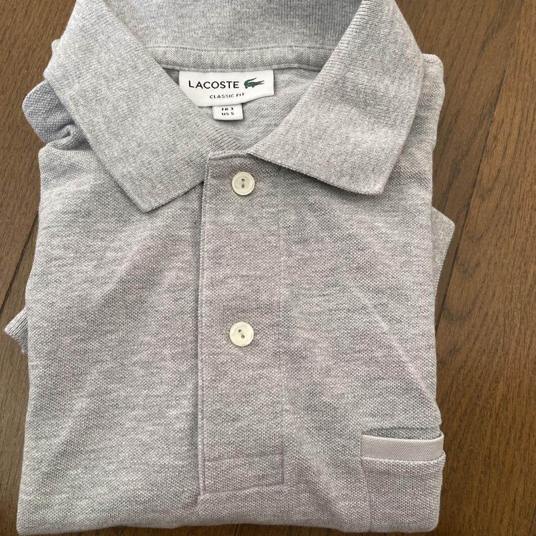 新品未使用LACOSTE グレー ポロシャツ US 5 - メルカリ