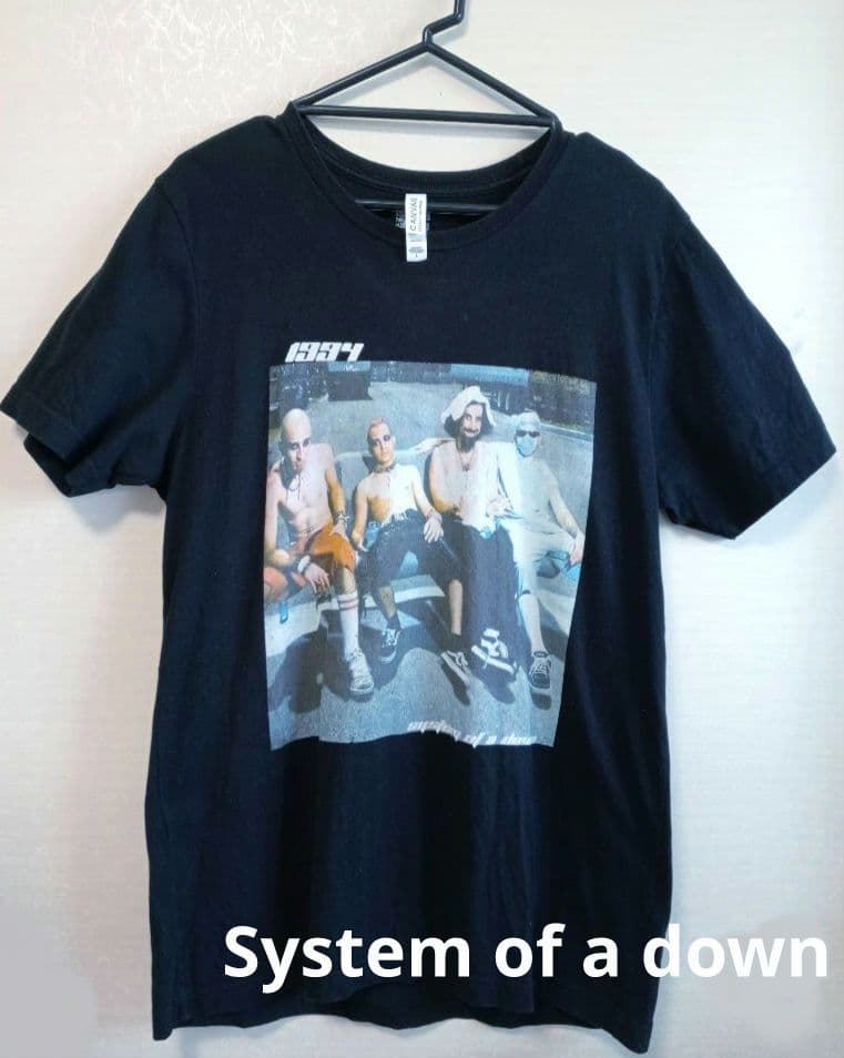 着用数回 L〜XL System of a downシステム・オブ・ア・ダウンT