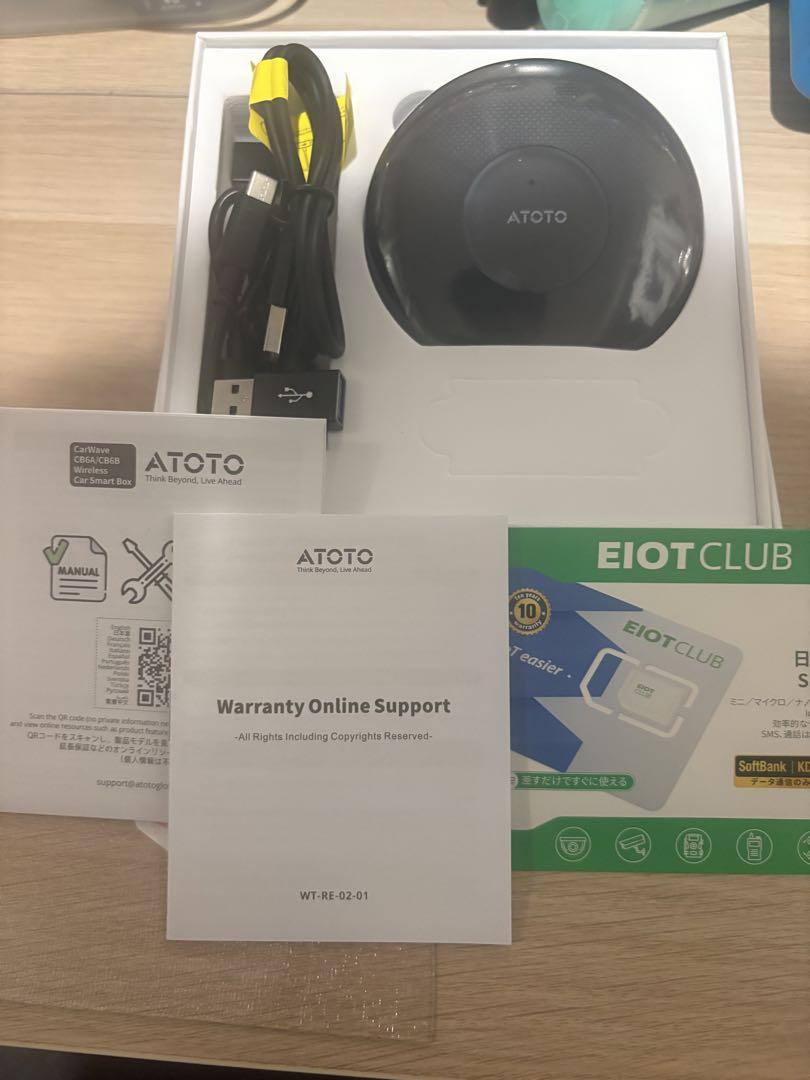 ATOTO CarWave CB6A-J-BK ワイヤレススマートボックス 楽天市場】【ATOTO CB6A-J-BK ワイヤレス carplay AI Box】atoto