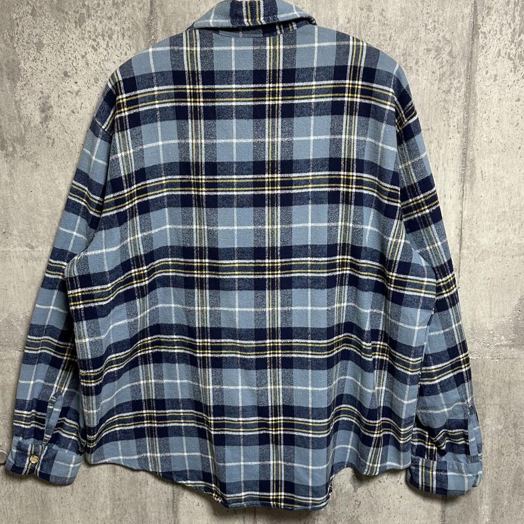 単色タグ 好配色 70s BIG MAC コットンフランネルシャツ XL
