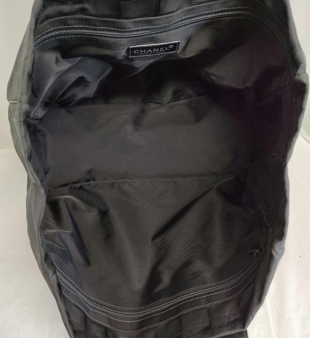 AMH20 シャネル 極美品 ニュートラベルライン トートバッグMM