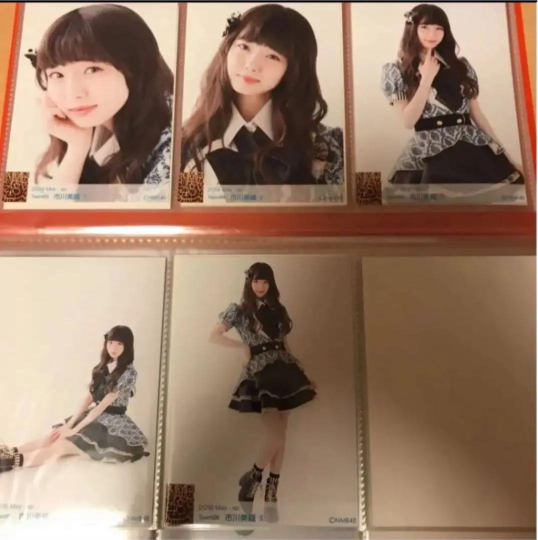 NMB48 2013 June 生写真 市川美織 5枚set