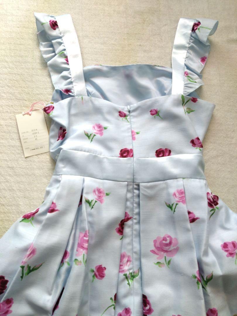 【日本産】 新品☆ジーザスディアマンテ☆ワンピース☆花柄☆水色☆リボン ワンピース