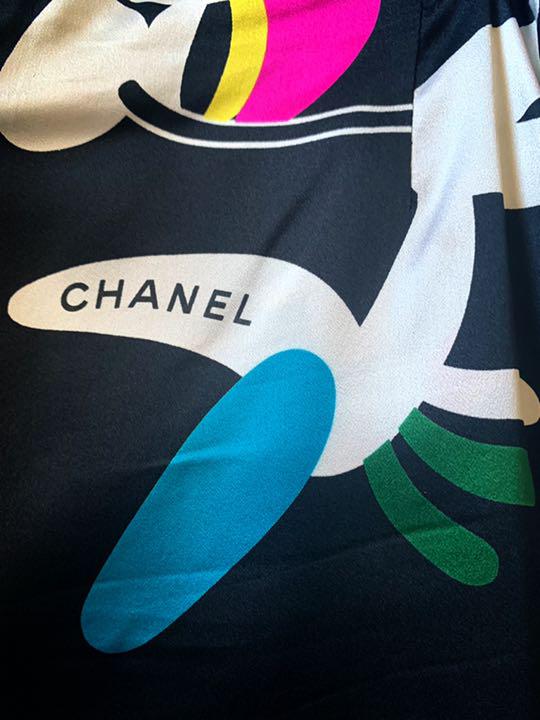 CHANELのシルクパンツ
