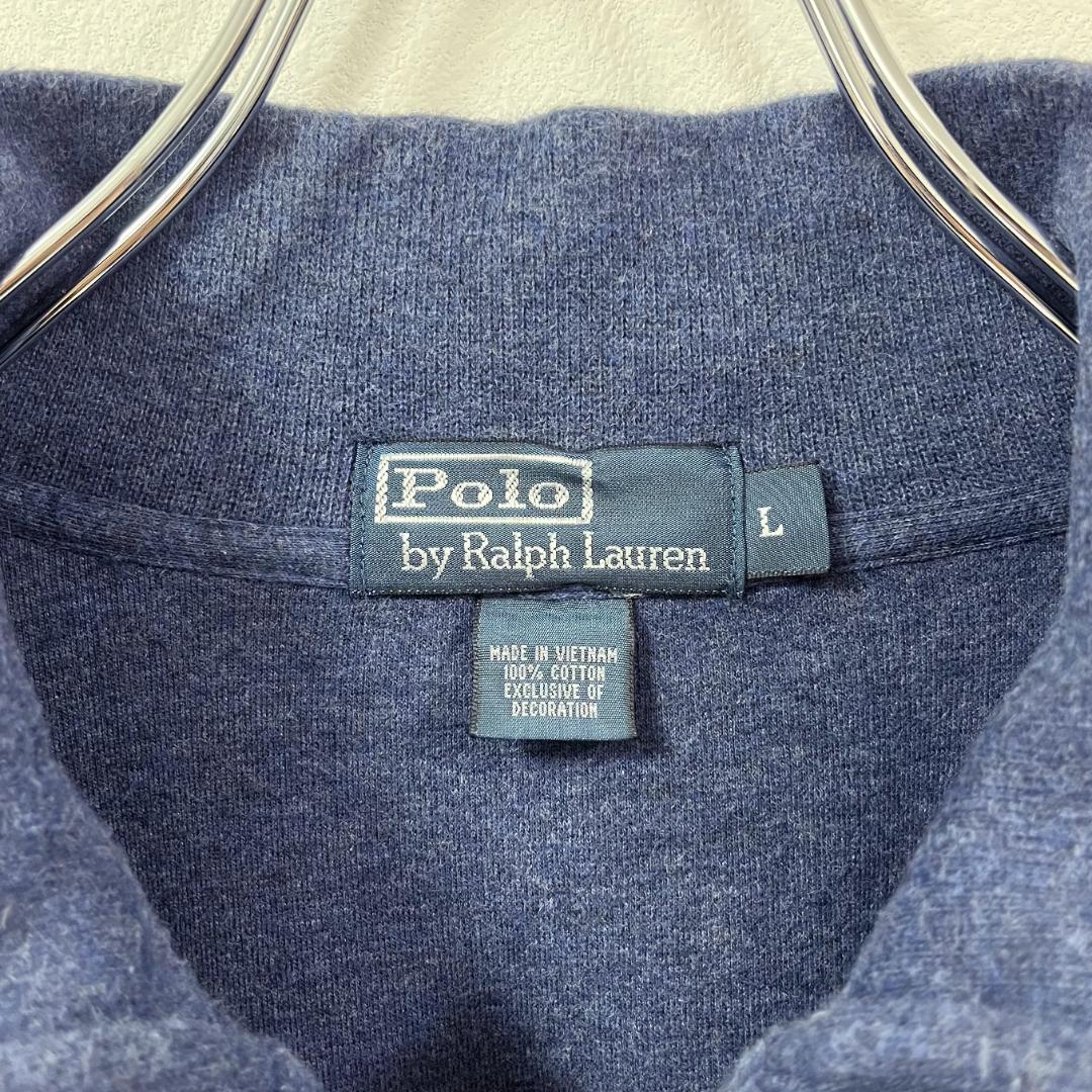 2XL相当・90s・ラルフローレン・ポニー刺繍・ハーフジップ