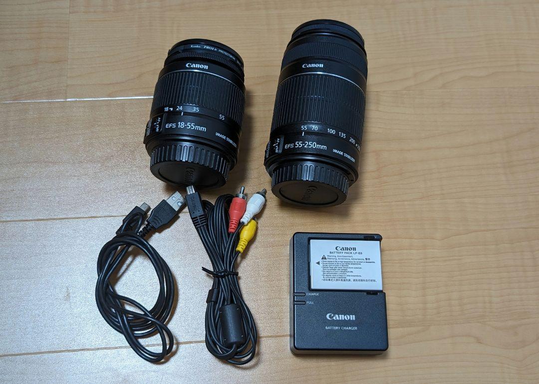 Canon キヤノン EOS kiss x5 ダブルズームキット